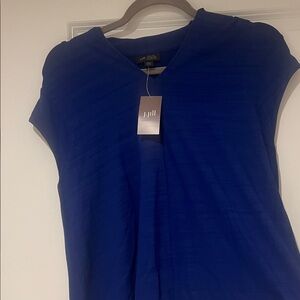 J. Jill royal Blue short sleeve shirt